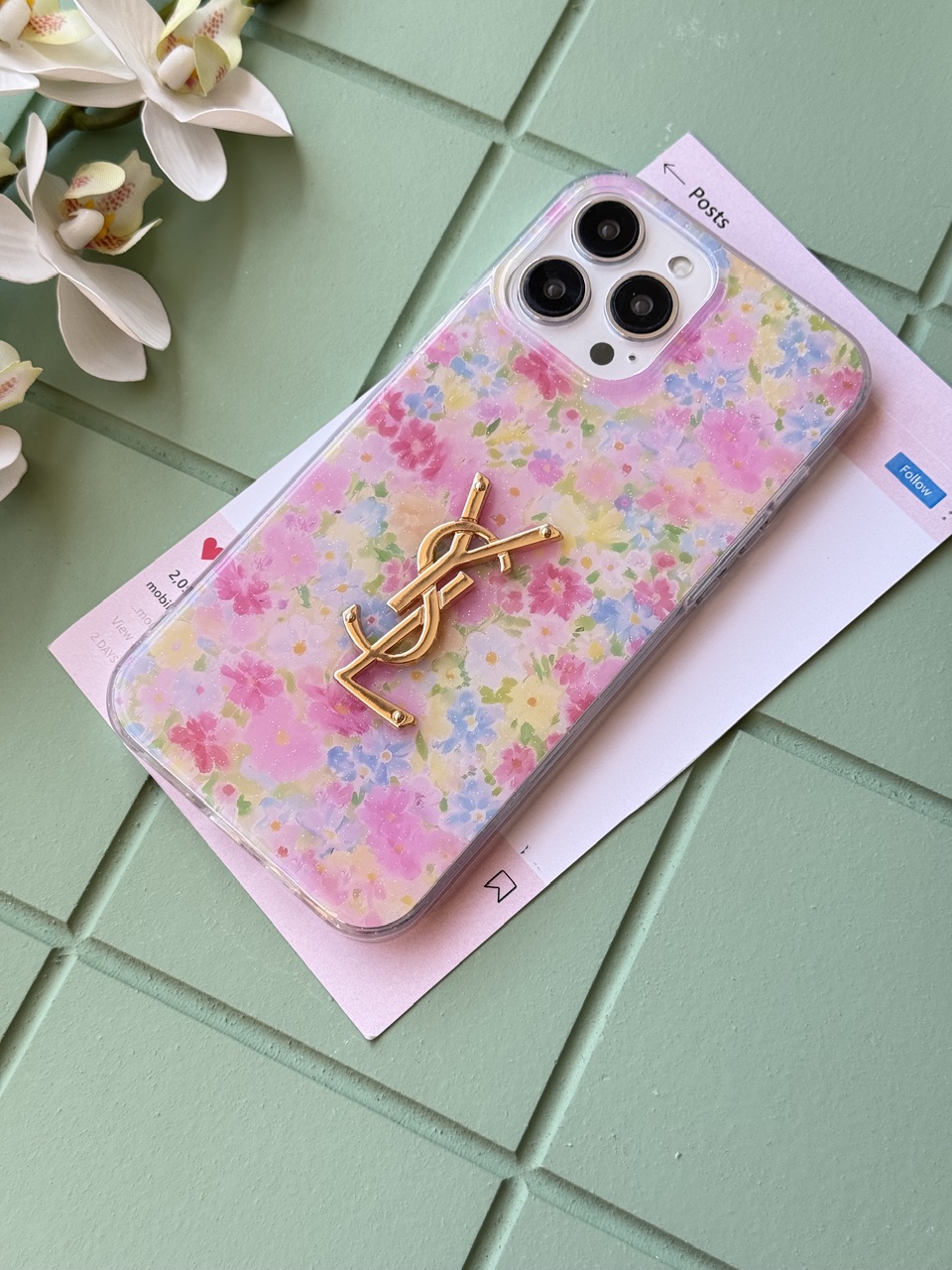 قاب YSL Pink Garden