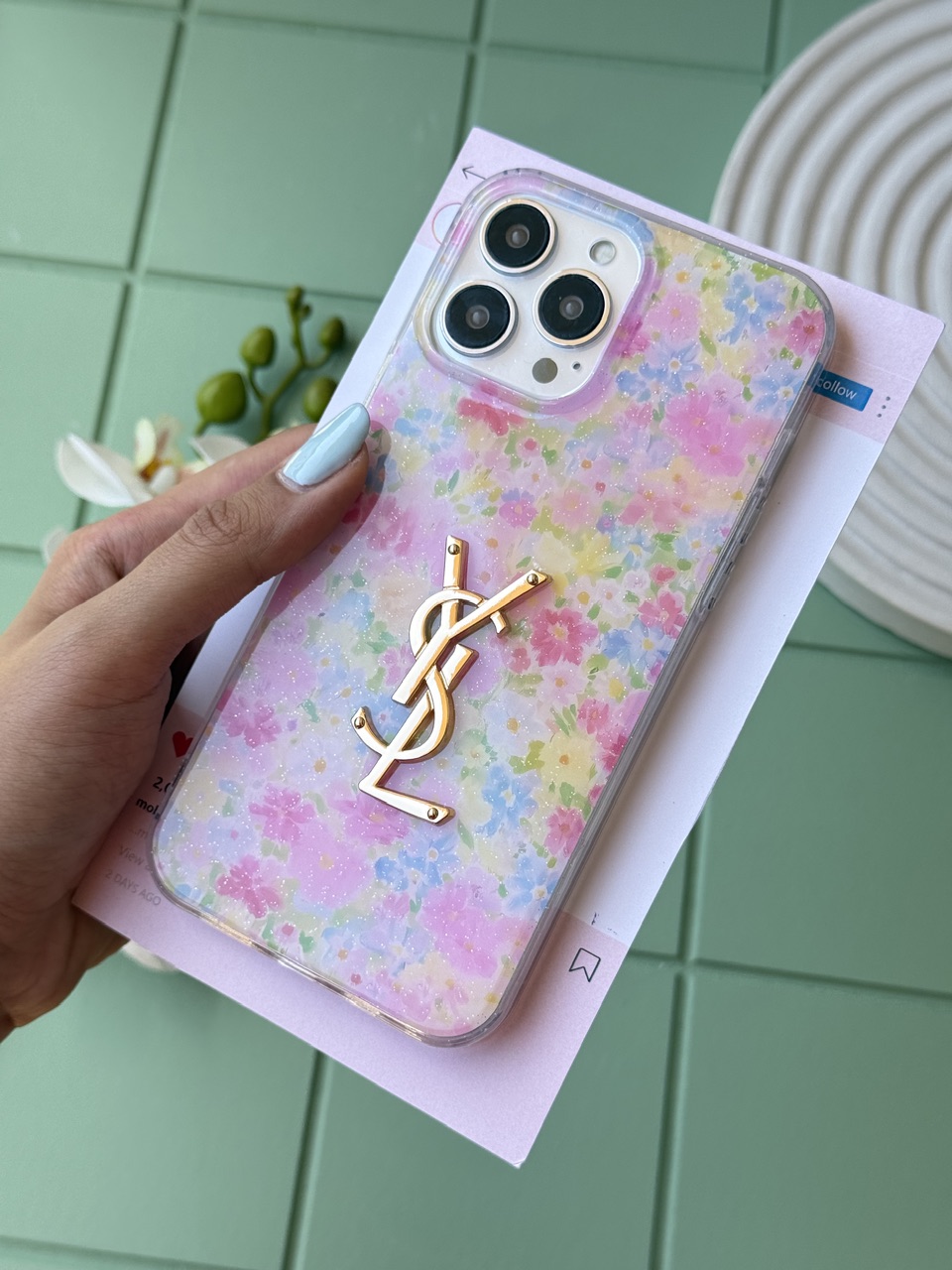 قاب YSL Pink Garden