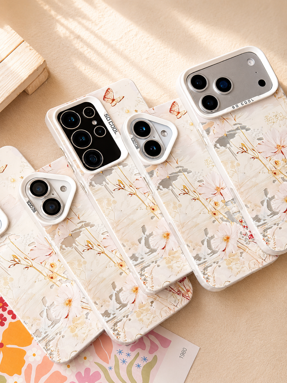 قاب SoCool Butterfly Bloom