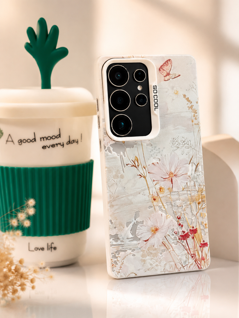 قاب SoCool Butterfly Bloom