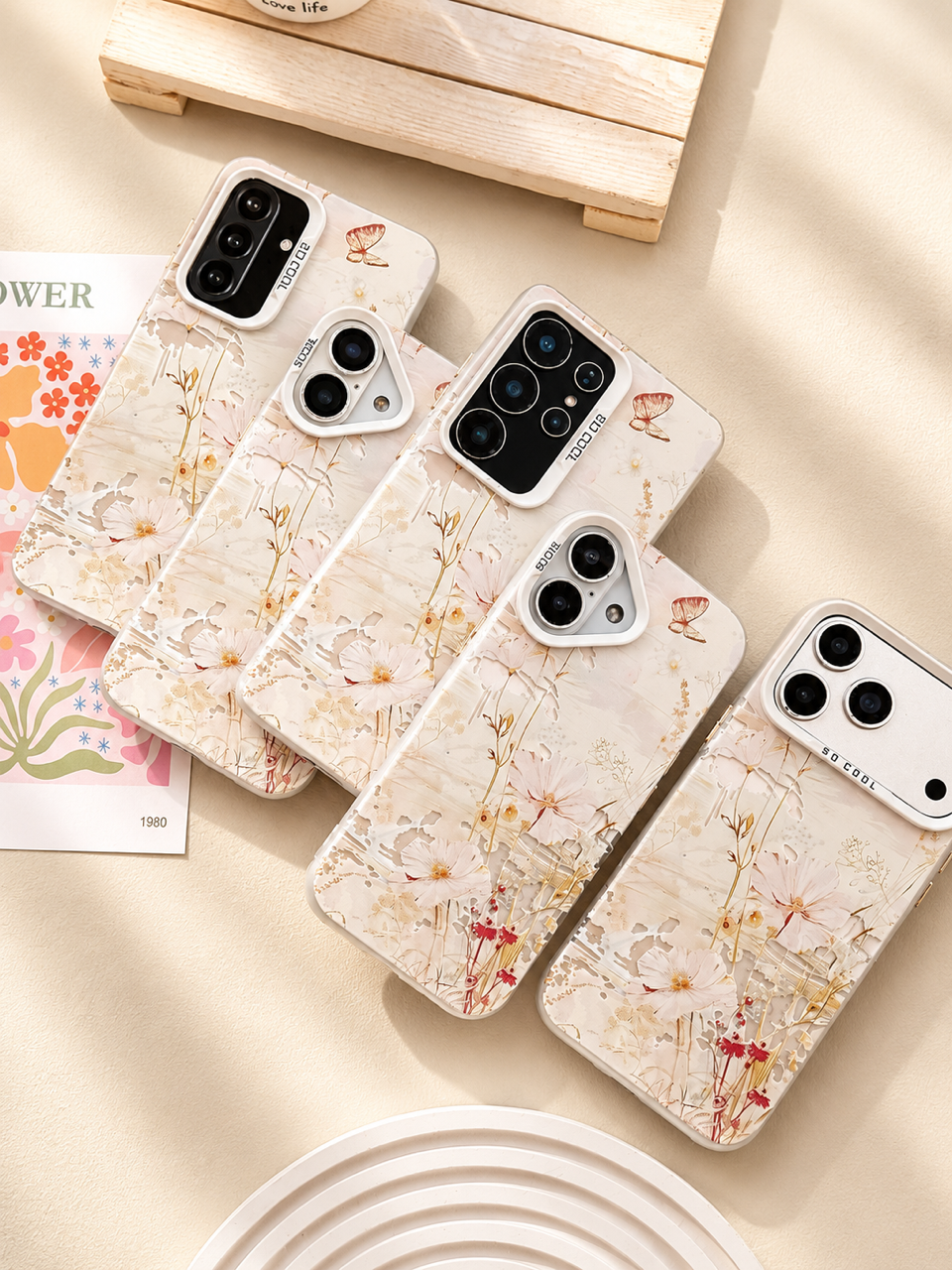 قاب SoCool Butterfly Bloom