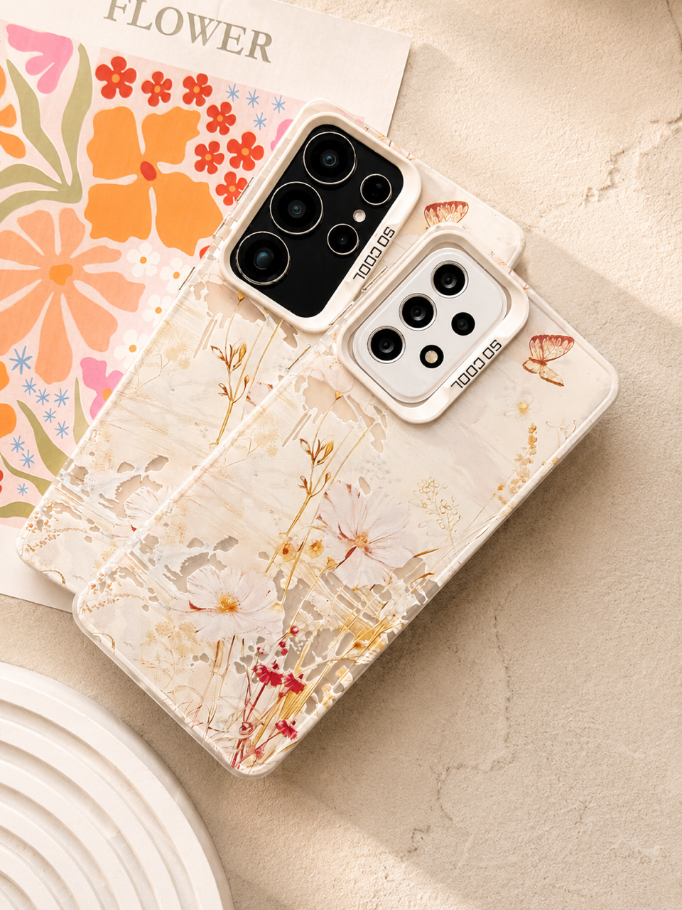 قاب SoCool Butterfly Bloom