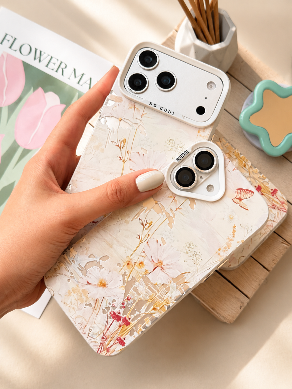 قاب SoCool Butterfly Bloom