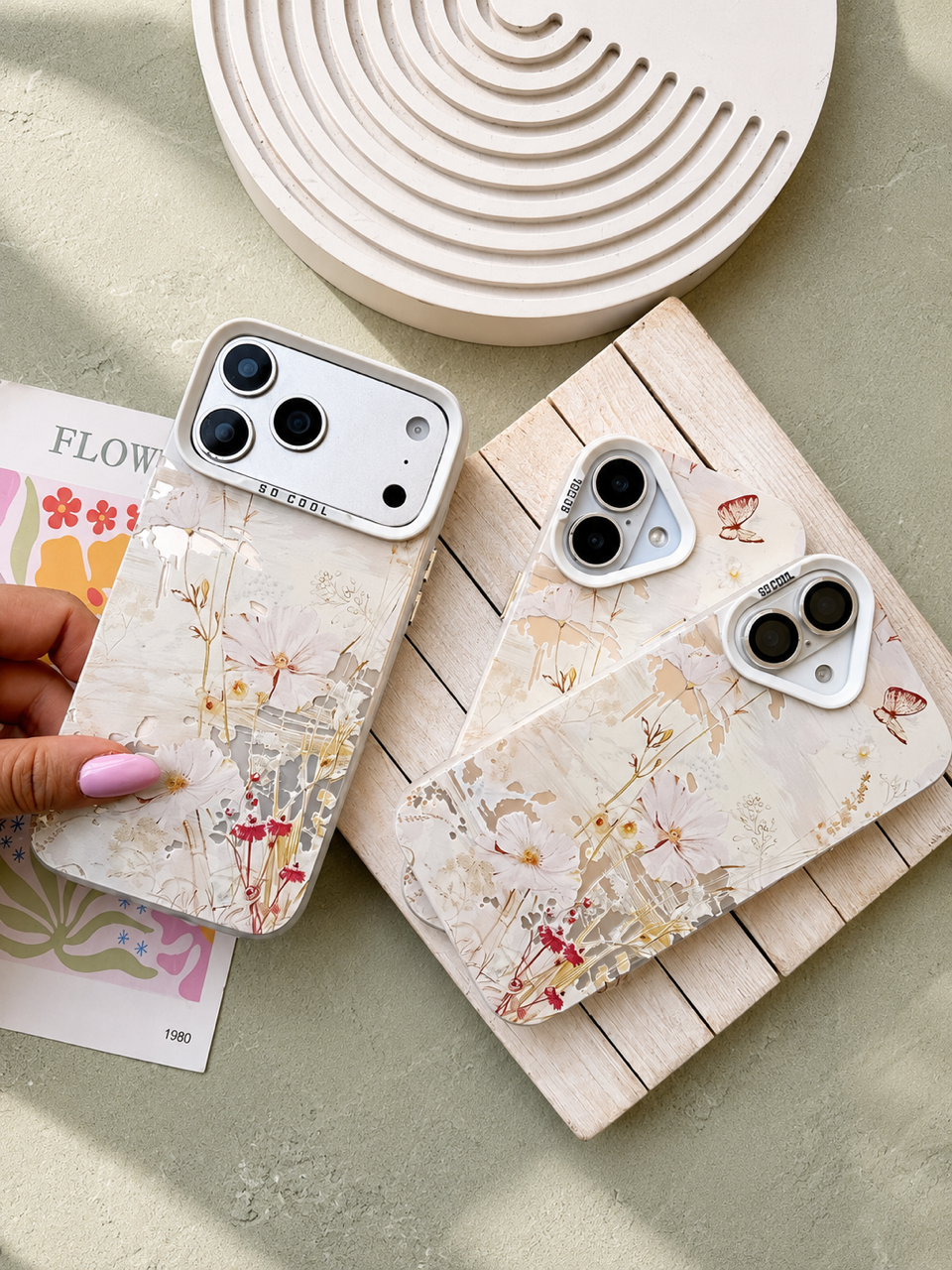 قاب SoCool Butterfly Bloom