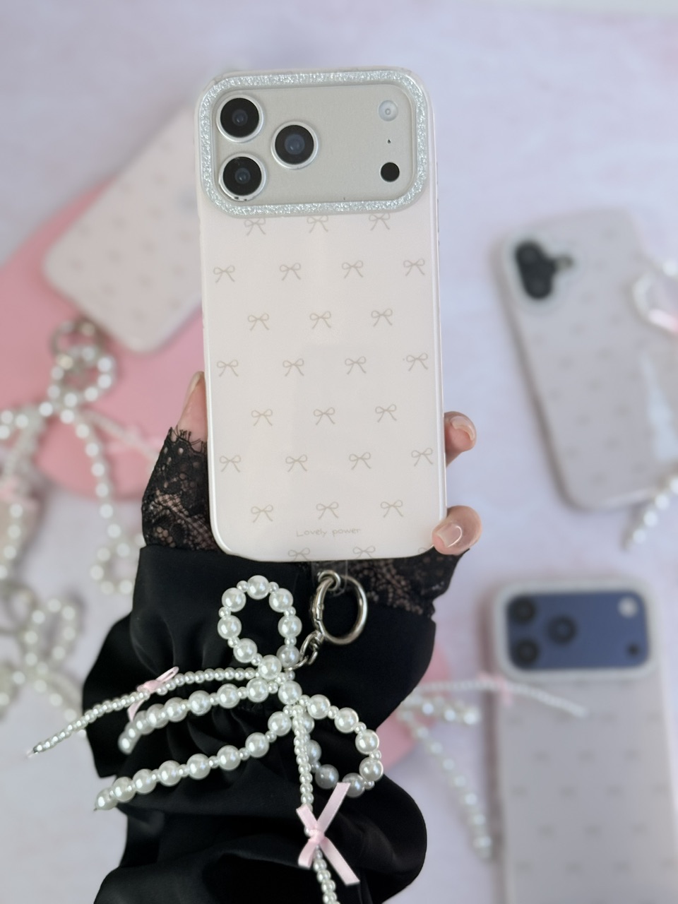 قاب Pink Bow با آویز