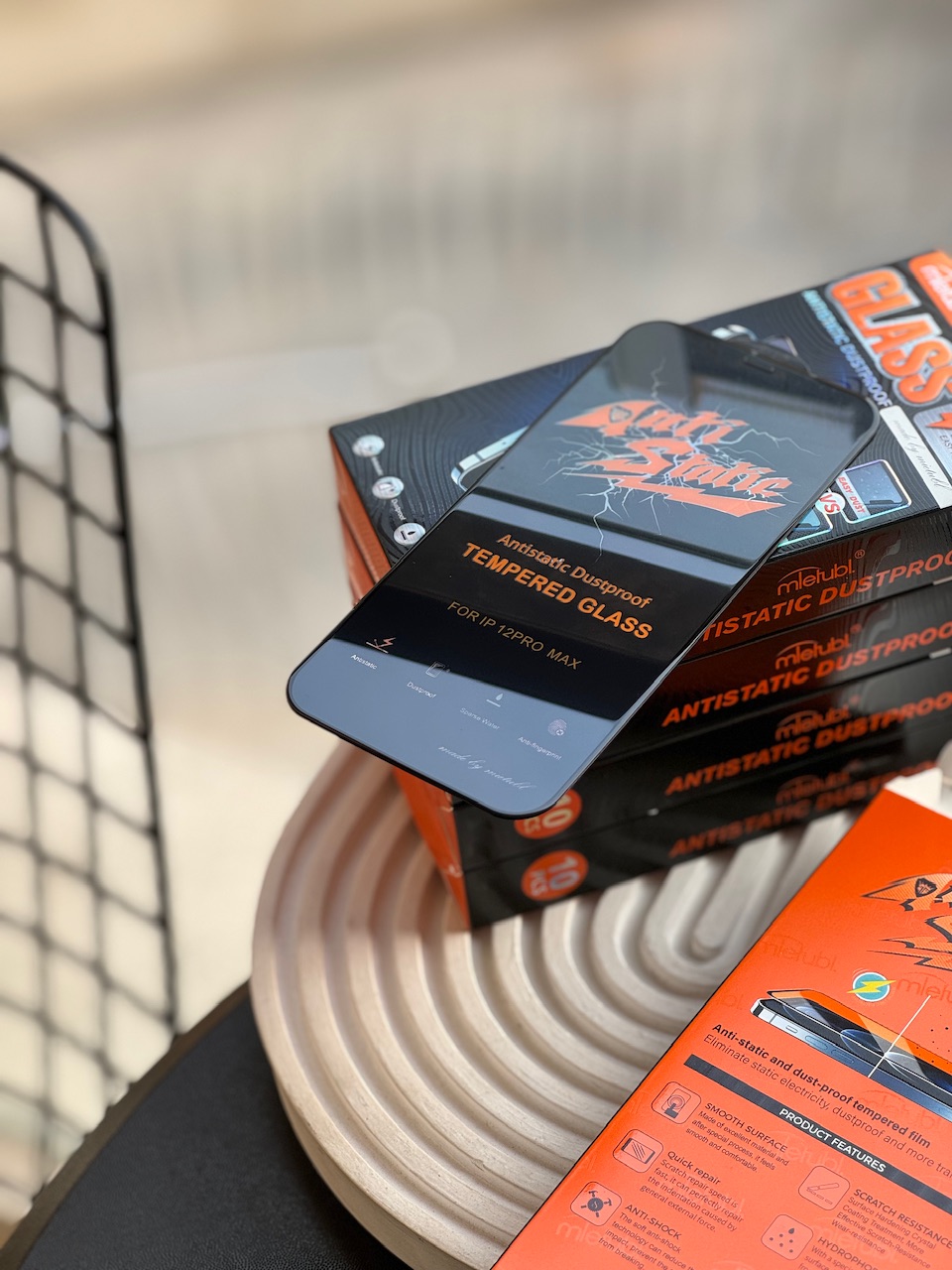 گلس AntiStatic شفاف میتوبل Mietubl
